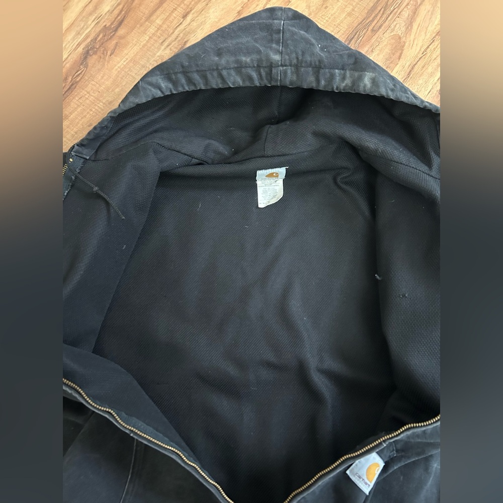 Vintage Carhartt Duck Canvas Active Thermal Lined USA Jacket Mens Size 4XL Tall - Picture 9 of 9